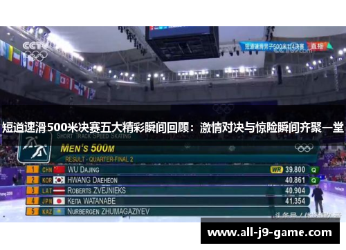 短道速滑500米决赛五大精彩瞬间回顾：激情对决与惊险瞬间齐聚一堂